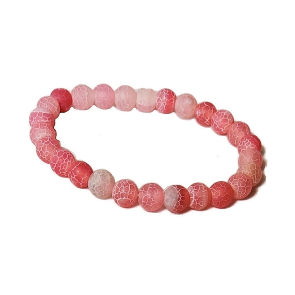 Jewelry - Weathered Pink Natural Stone Bracelet